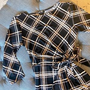 Ann Taylor Plaid Work Dress